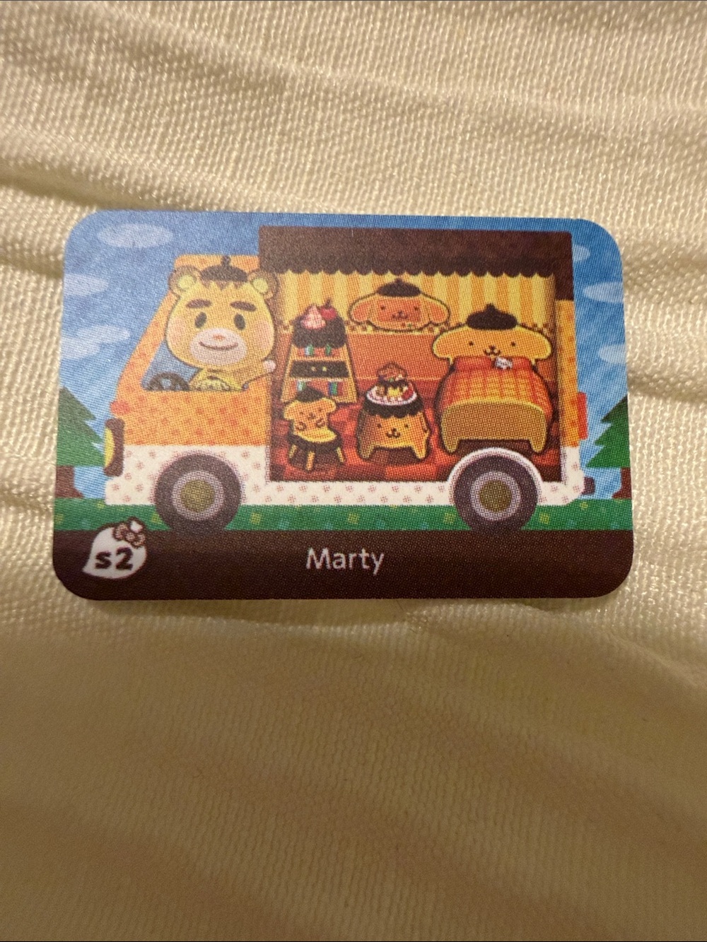 Marty Sanrio Animal Crossing Amiibo Card Unofficial Mini NFC Villager